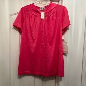 Vanity Fair vintage sleepwear bed jacket. Size M. Grannycore